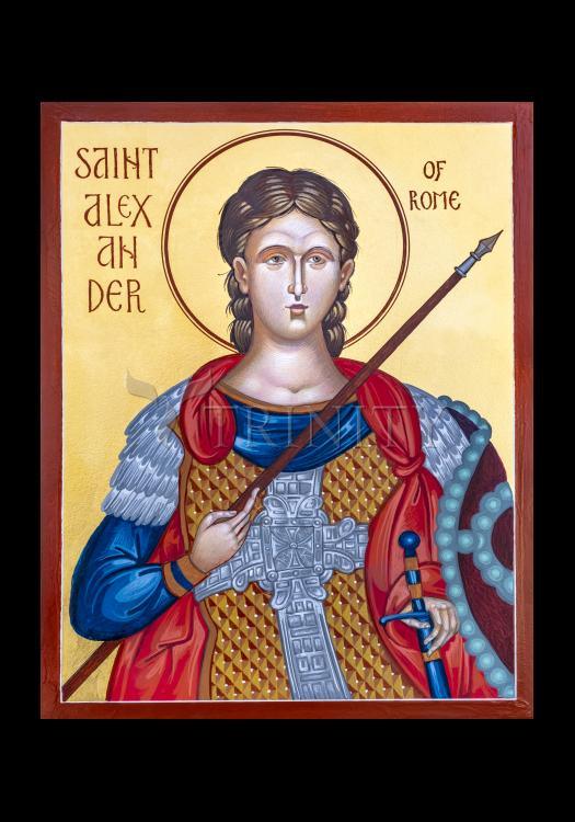 St. Alexander of Rome - Holy Card by Robert Gerwing - Trinity Stores