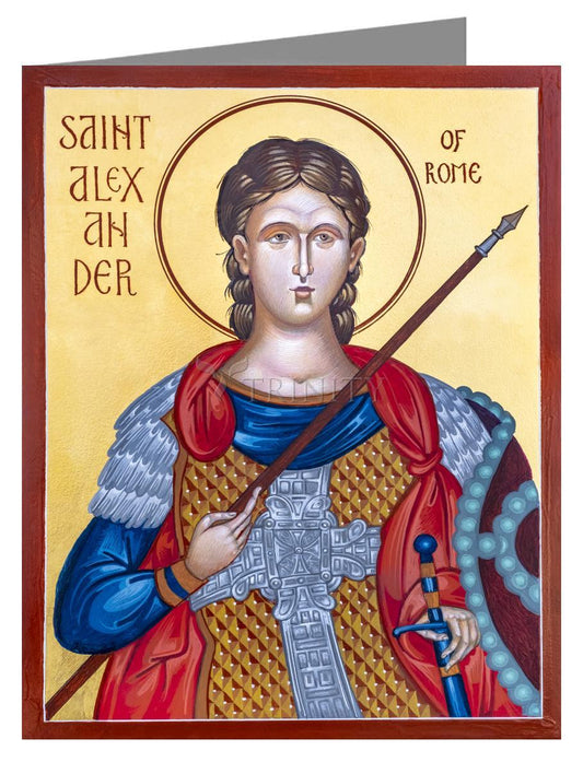St. Alexander of Rome - Note Card