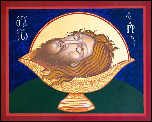 Beheading of St. John the Baptist - Wood Plaque