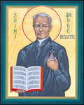 Wood Plaque - St. André Bessette by R. Gerwing