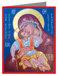 Note Card - Mother of God, Our Refuge During Covid-19 Pandemic by R. Gerwing