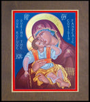 Wood Plaque Premium - Mother of God, Our Refuge During Covid-19 Pandemic by R. Gerwing