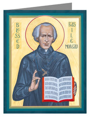 Custom Text Note Card - Bl. Basil Moreau by R. Gerwing