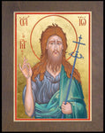 Wood Plaque Premium - St. John the Baptist by R. Gerwing