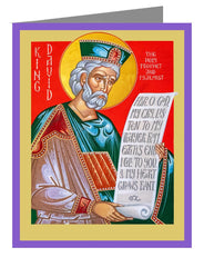 Note Card - King David by R. Gerwing