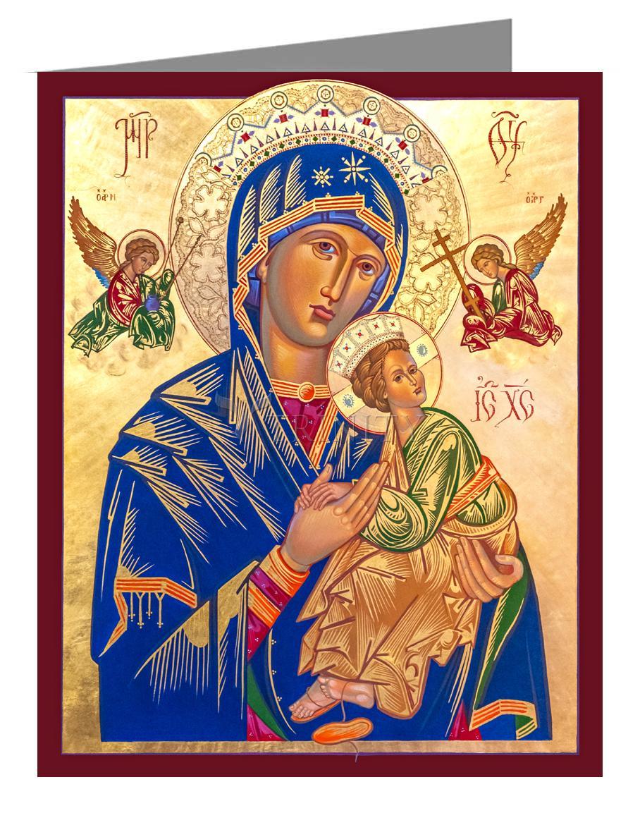 Our Lady of Perpetual Help - Note Card Custom Text