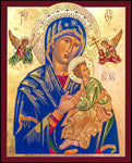 Wood Plaque - Our Lady of Perpetual Help by R. Gerwing
