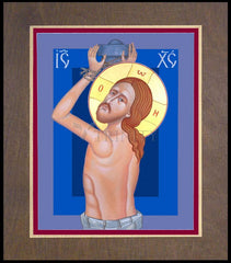 Wood Plaque Premium - Scourging of Christ by R. Gerwing