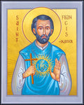 Wood Plaque - St. Francis Xavier by R. Gerwing
