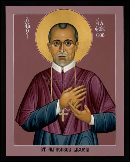 St. Alphonsus Liguori - Wood Plaque