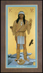 Wood Plaque Premium - Apache Christ by R. Lentz