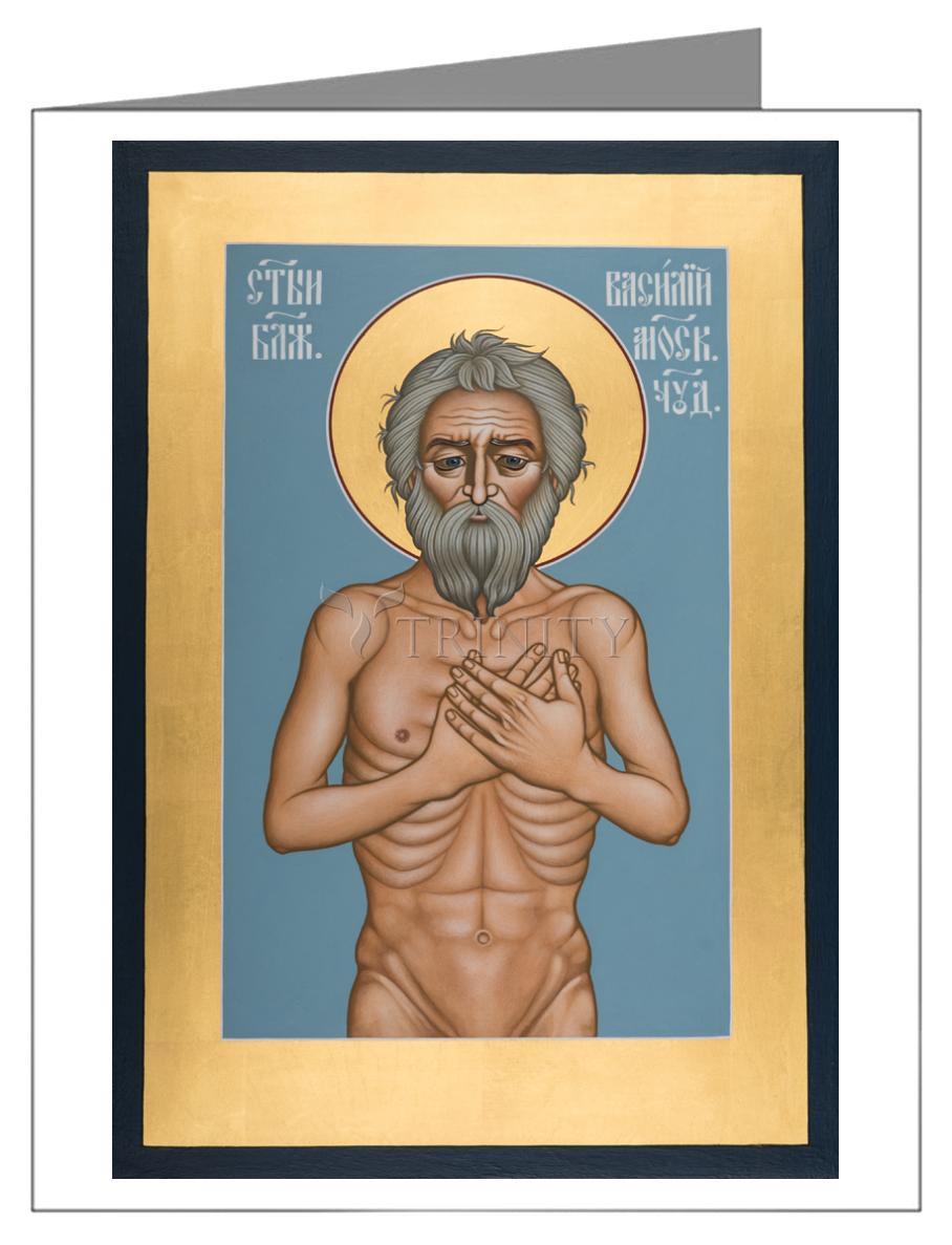 St. Basil the Blessed of Moscow - Note Card by Br. Robert Lentz, OFM - Trinity Stores