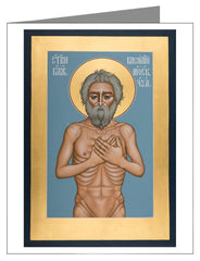 Note Card - Basil the Blessed of Moscow by R. Lentz