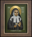 Wood Plaque Premium - St. Bernadette of Lourdes by R. Lentz