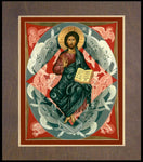 Wood Plaque Premium - Christ Enthroned by R. Lentz
