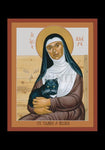 Holy Card - St. Clare of Assisi by R. Lentz