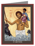 Note Card - St. Christopher by R. Lentz