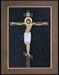 Wood Plaque Premium - Christ Crucified by R. Lentz