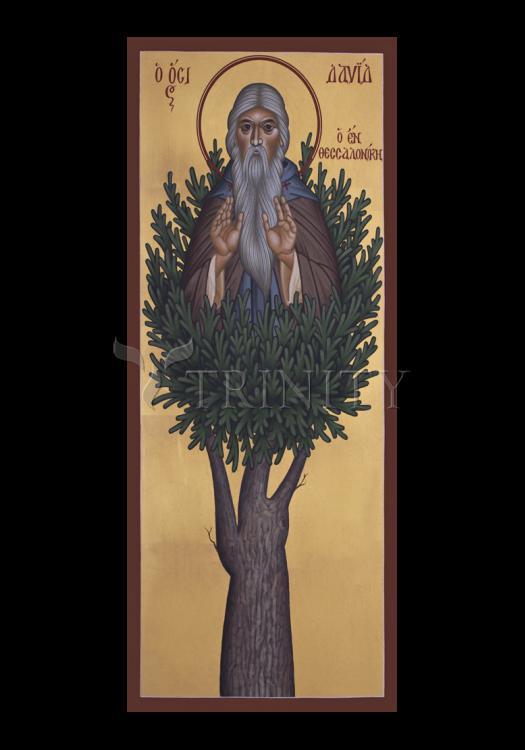 St. David of Thessalonika - Holy Card