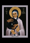 Holy Card - Dame Julian's Hazelnut by R. Lentz