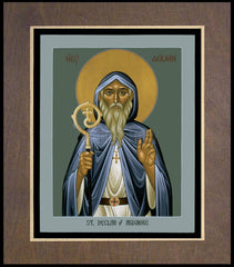 Wood Plaque Premium - St. Declan of Ardmore by R. Lentz