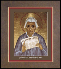 Wood Plaque Premium - Dorothy Day of New York by R. Lentz