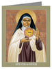 St. Edith Stein of Auschwitz - Note Card by Br. Robert Lentz, OFM - Trinity Stores