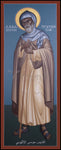 Wood Plaque - St. Moses the Ethiopian by R. Lentz