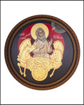 Wood Plaque - St. Elias the Prophet by R. Lentz