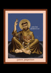 Holy Card - St. Francis, Father of the Poor by R. Lentz