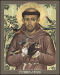 Wood Plaque - St. Francis of Assisi by R. Lentz