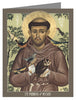 St. Francis of Assisi - Note Card by Br. Robert Lentz, OFM - Trinity Stores