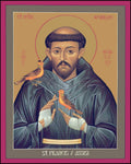 Wood Plaque - St. Francis of Assisi by R. Lentz