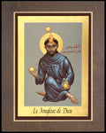 Wood Plaque Premium - St. Francis, Jongleur de Dieu by R. Lentz
