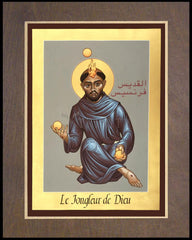 Wood Plaque Premium - St. Francis, Jongleur de Dieu by R. Lentz