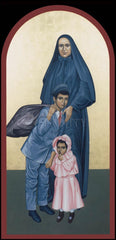 Wood Plaque - St. Frances Cabrini by R. Lentz