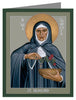 St. Hildegard of Bingen - Note Card by Br. Robert Lentz, OFM - Trinity Stores