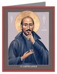 Custom Text Note Card - St. Ignatius Loyola by R. Lentz