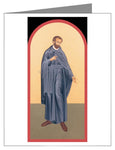 Custom Text Note Card - St. Isaac Jogues, SJ by R. Lentz
