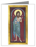 Custom Text Note Card - St. John the Baptist by R. Lentz