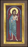 Wood Plaque Premium - St. John the Baptist by R. Lentz
