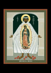 Holy Card - St. Juan Diego and the Miracle of Guadalupe by R. Lentz