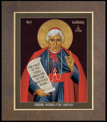 Wood Plaque Premium - St. John Henry Newman by R. Lentz