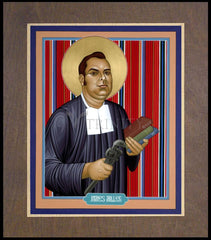 Wood Plaque Premium - Bl. James A. Miller, FSC by R. Lentz