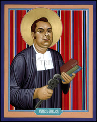 Wood Plaque - Bl. James A. Miller, FSC by R. Lentz