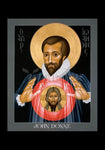 Holy Card - John Donne by R. Lentz
