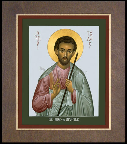 St. Jude the Apostle - Wood Plaque Premium