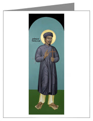 Custom Text Note Card - St. Andrew Dung-Lac by R. Lentz