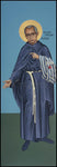 Wood Plaque - St. Maximilian Kolbe by R. Lentz