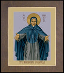 Wood Plaque Premium - St. Marguerite d'Youville by R. Lentz
